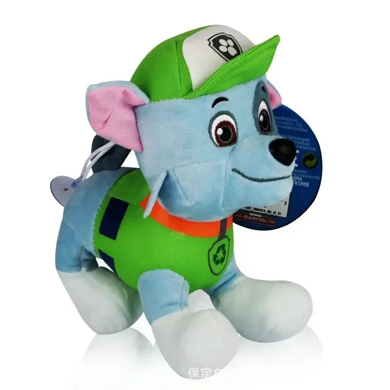 Brinquedo de Pelúcia Rocky Patrulha Canina Desenhos Animados Programa Paw Patrol Cartoon Diversão Aventura Boneco de Pelúcia Macio Colecionável Brinquedo Coleção Criança 20cm Aliexpress