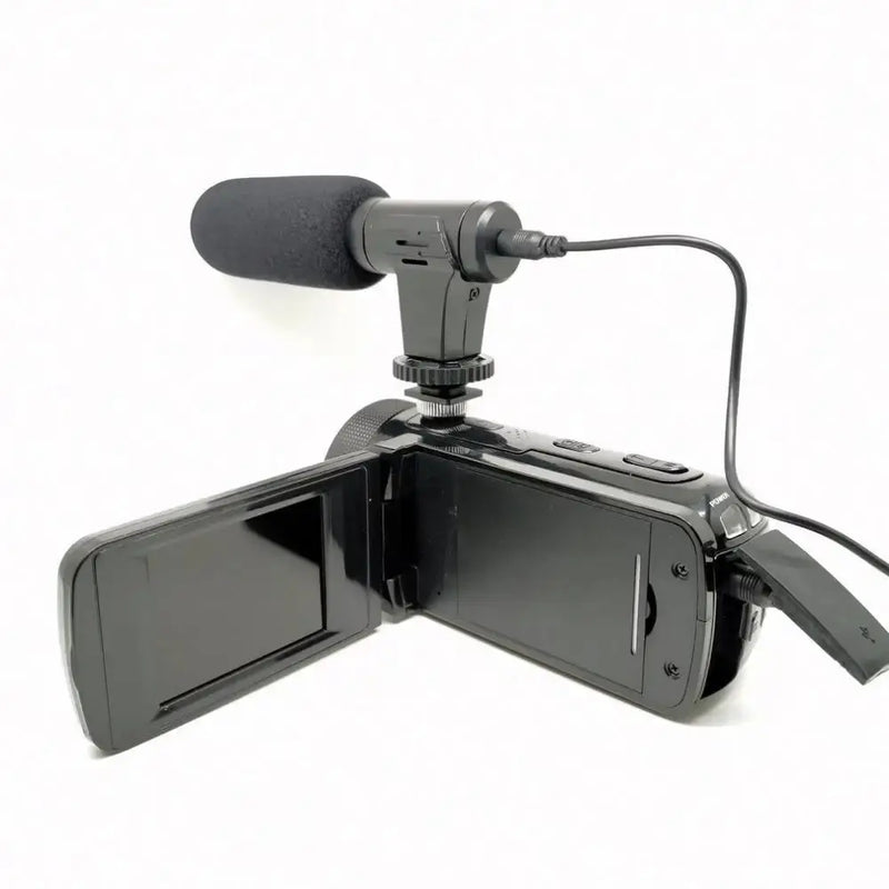Câmera de Vídeo HD D100 com Microfone Filmadora Doméstica Gravador de Vídeo 16 Milhões de Pixels 1080P Vida de YouTuber PodCast Acessório Aliexpress