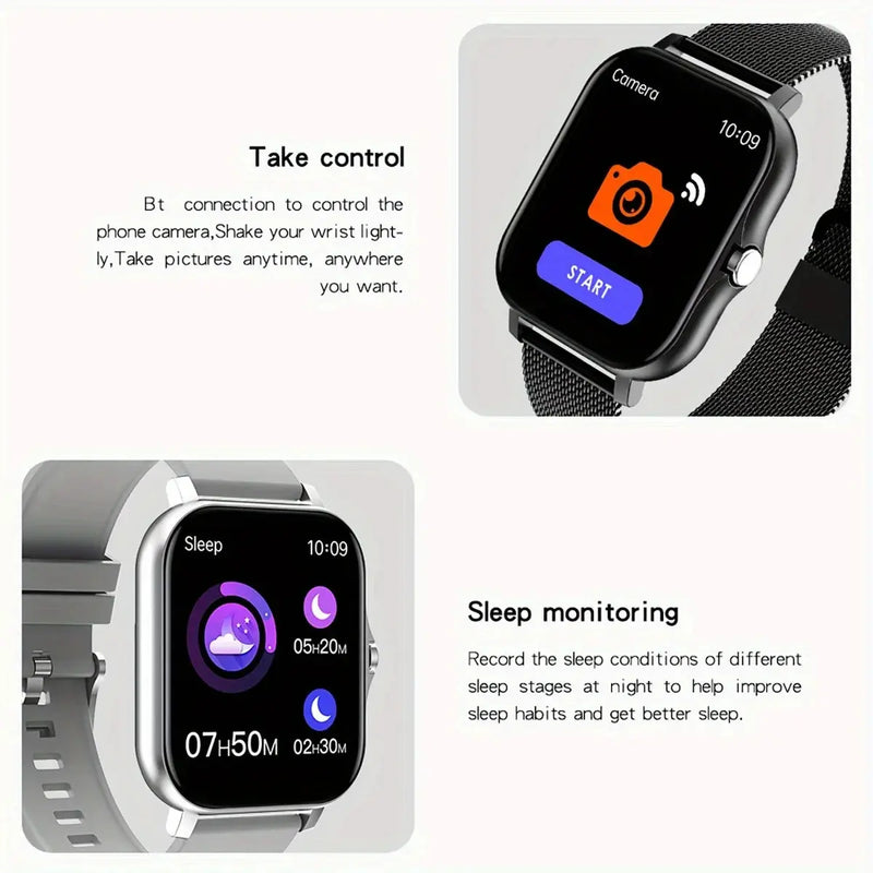Relógio Inteligente Smartwatch Xiaomi Full Touch Screen Esportivo e Fitness para Homens e Mulheres BT Call Relógio de Pulso Digital Novo para 2024 Acessório Aliexpress