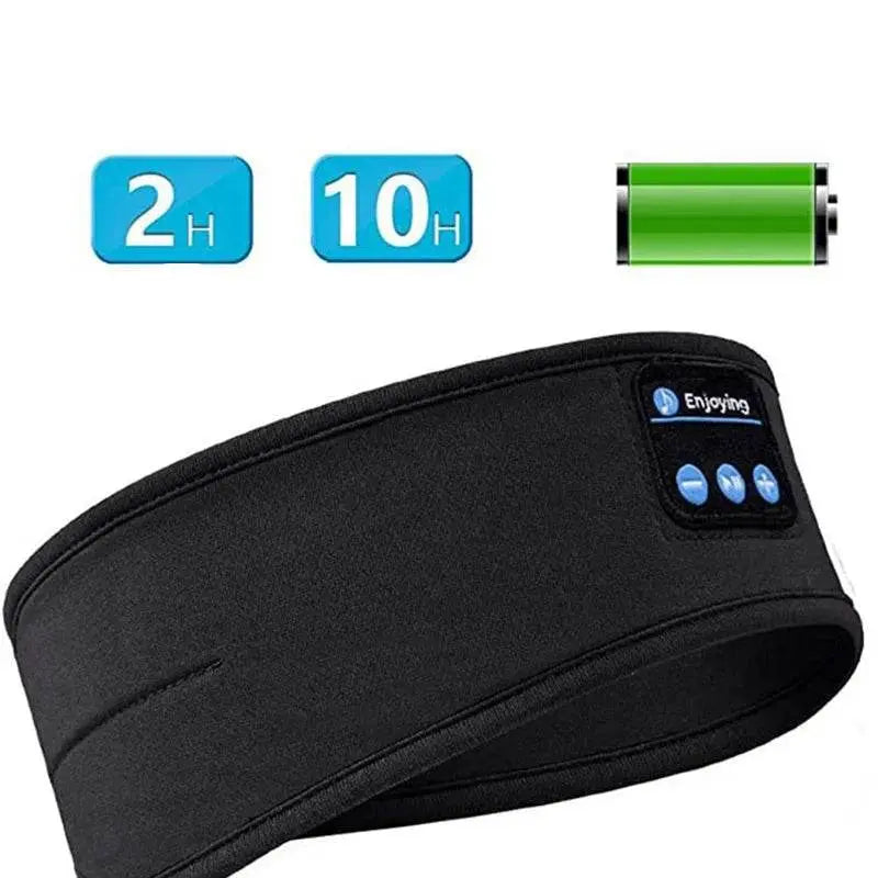 Air Pro Sem Fio Bluetooth Headset Fones de Ouvido Esportivos com Headband de Sono Fita de Cabeça e Máscara de Olho - Megalomania