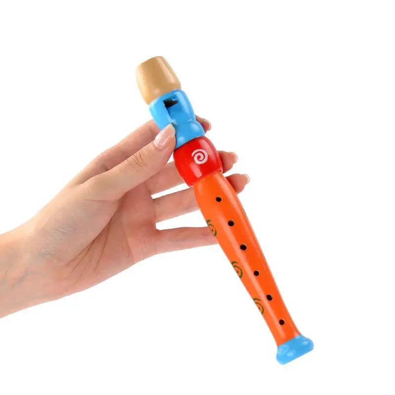 Brinquedo Flauta de Madeira dos Desenhos Animados para Crianças Clarinete de 6 Furos Brinquedo Musical para Bebês Instrumento Musical Educativo TMZ 1 Peça Presente para Meninos e Meninas Criança Aliexpress