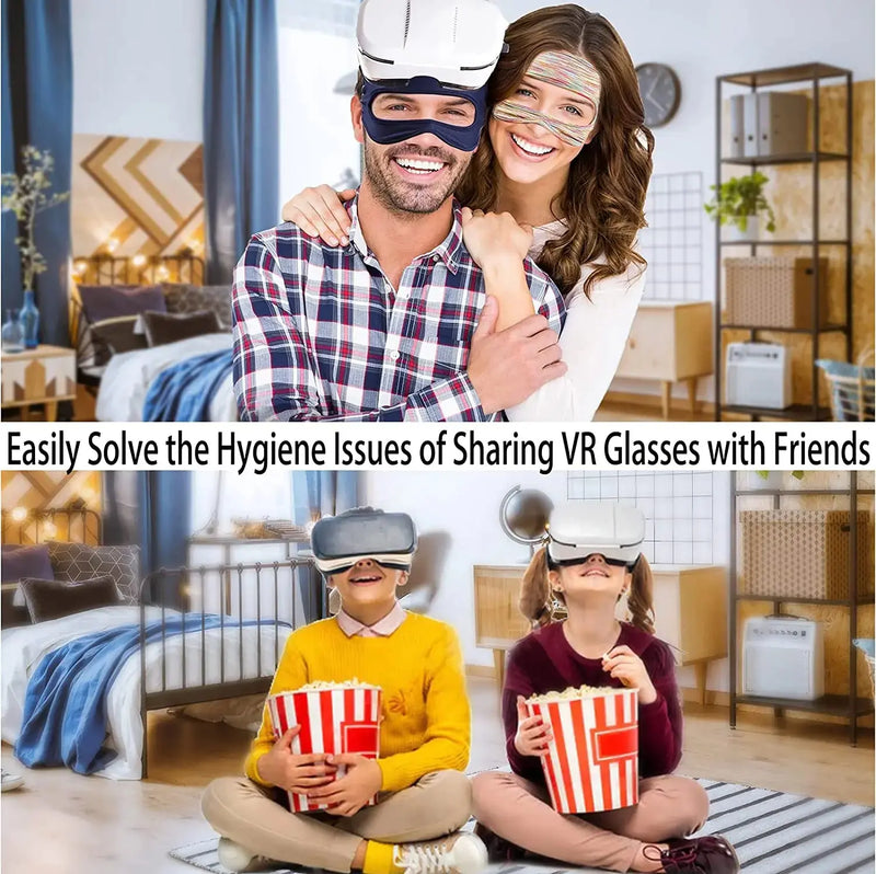 Capa de Máscara VR Respirável para Oculus Quest 2 – Sweat Band para Headsets de Realidade Virtual, Compatível com Pico 4 Vision Pro e Meta Quest 3 Aliexpress