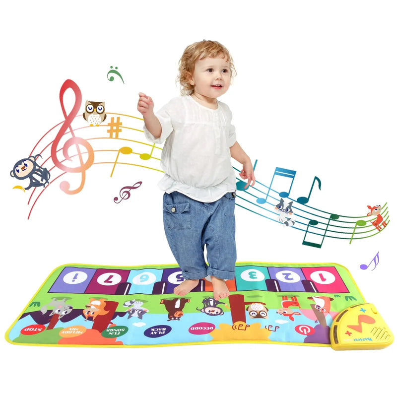 Brinquedo Tapete Musical Multifuncional para Crianças Teclado e Dança 8 Sons de Animais Brinquedo Educativo Presente para Crianças 80x30cm Aliexpress