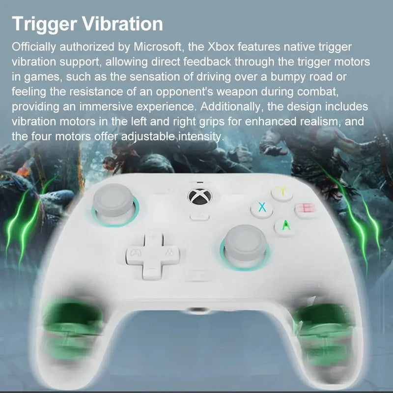 Controle Console Xbox Series S Gamesir G7 SE Gamepad para Xbox Series X/S, Xbox One com Efeitos de Luz e Joystick de Alta Precisão Gamer Jogos Presente Criança Aliexpress