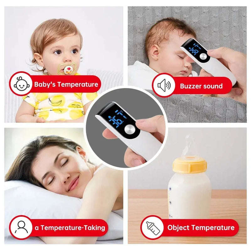 Termômetro Infravermelho Digital Sem Contato com Laser para Medição de Febre Temperatura Corporal Médico Doméstico LCD Infantil Adulto Orelha Acessório Aliexpress