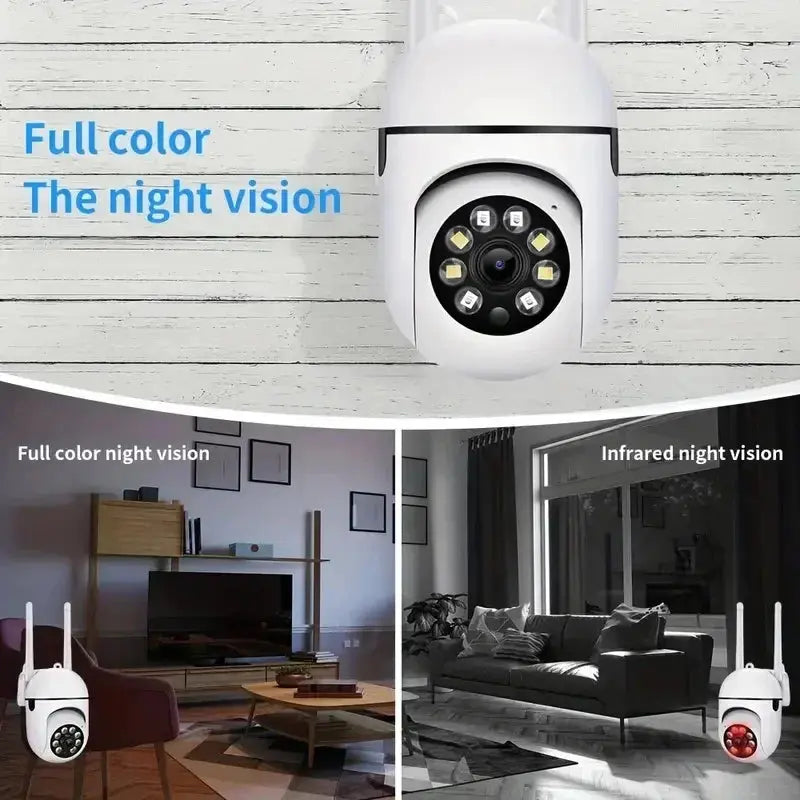 Câmera de Vigilância IP PTZ WiFi CCTV ao Ar Livre com Áudio Zoom Digital 4X Visão Noturna Proteção à Prova D'Água e Conectividade Sem Fio 2.4G Acessório Segurança Aliexpress