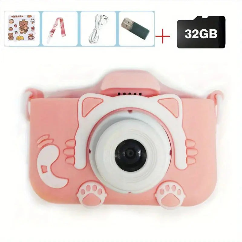 Mini Câmera Digital para Crianças Brinquedo para Meninos e Meninas  Câmera Infantil com Vídeo  Inclui Cartão SD de 32GB  Melhores Presentes de Aniversário Criança Aliexpress