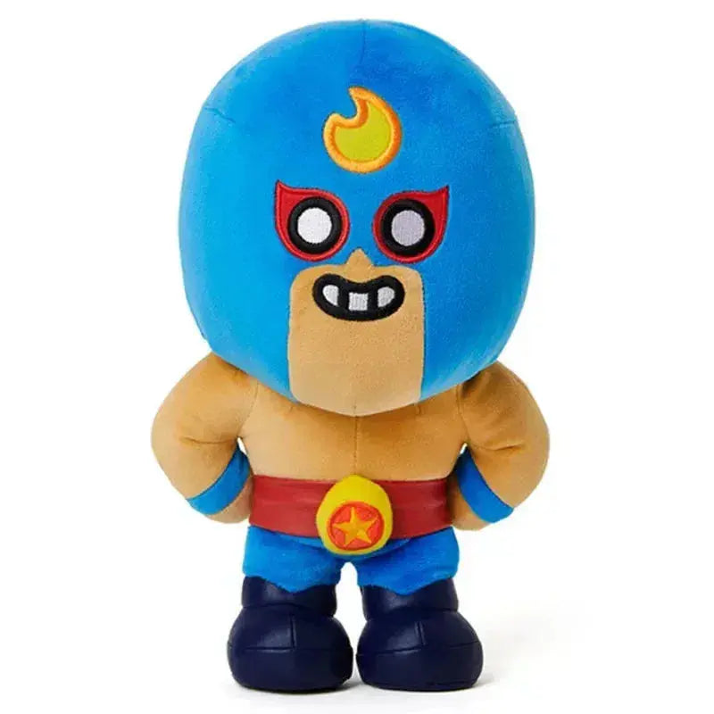 Brinquedo de Pelúcia El Primo Brawl Stars Boneco Macio Travesseiro 18cm Criança - Megalonania