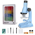Brinquedo Kit de Microscópio Infantil com Luz LED Ciência Biológica para Escola e Casa Aliexpress