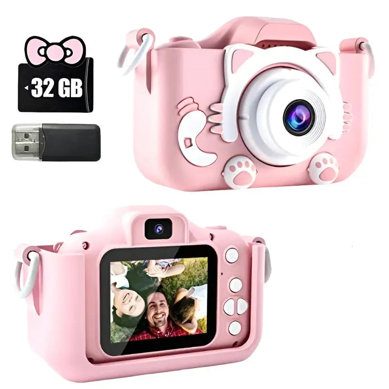 Mini Câmera Digital para Crianças Brinquedo para Meninos e Meninas  Câmera Infantil com Vídeo  Inclui Cartão SD de 32GB  Melhores Presentes de Aniversário Criança Aliexpress