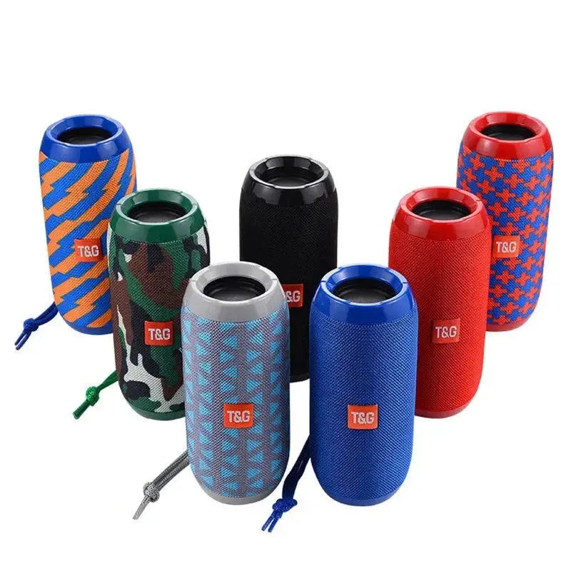 Alto-Falante Portátil Sem Fio Bluetooth TG117 Woofer ao Ar Livre com Chamadas Gratuitas FM TF Card e Acesso para USB Flash Drive USB Flash Drive Telefone Móvel Tablet TV TG117 Acessório Aliexpress