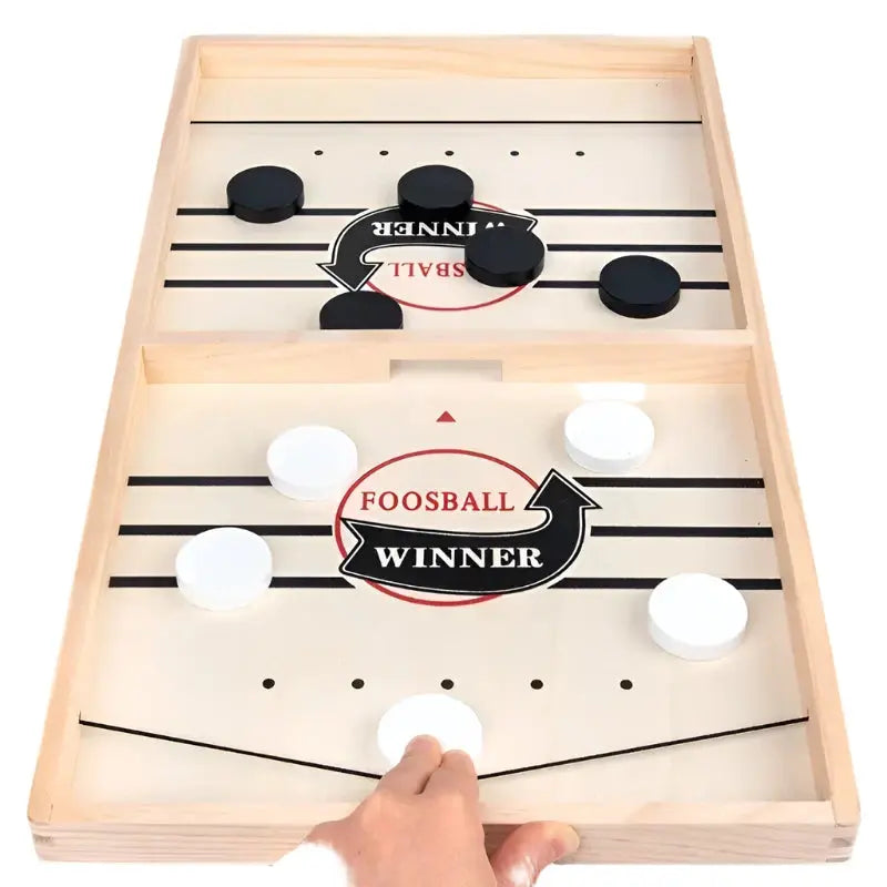 Brinquedo Jogo de Futebol de Mesa Foosball Winner Jogos Interativos para Crianças com Tabela de Hóquei Catapulta e Fast Sling Puck Board Jogos Mesa Presente Criança Aliexpress
