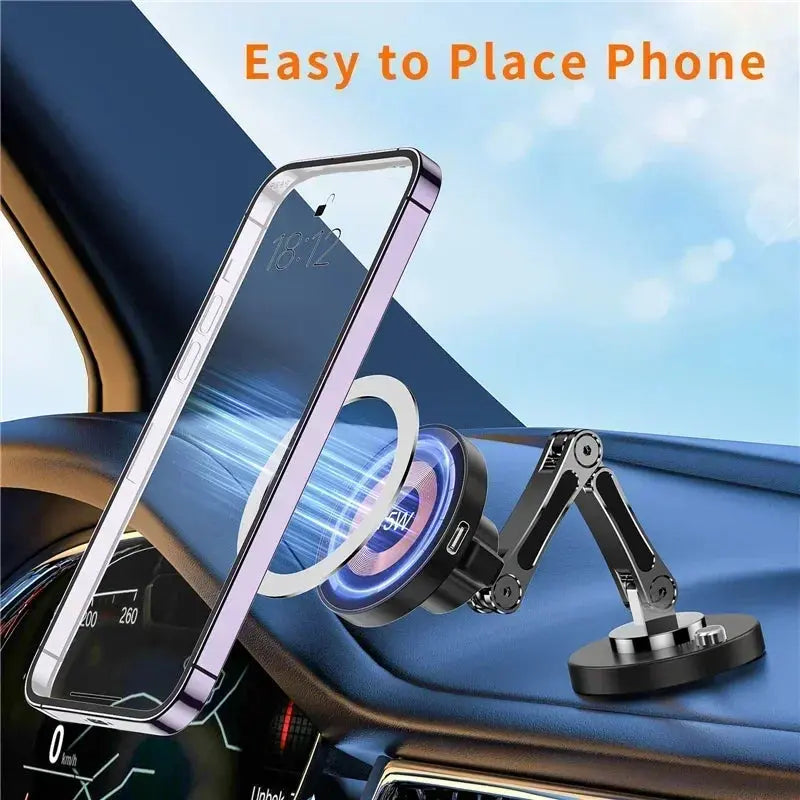 Suporte Magnético para Carregador Sem Fio do Carro Estação de Carregamento Rápido para iPhone Acessórios Aliexpress