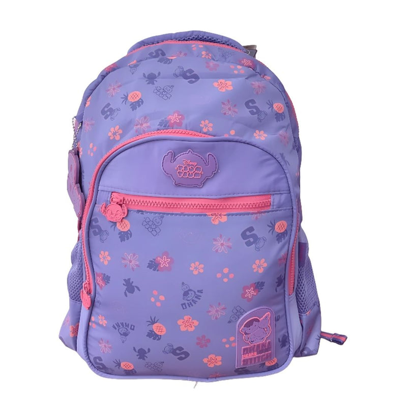 Mochila de Costas Tsum Tsum Stitch Disney Escolar Notebook Juvenil Resistente Espaçosa Original Ponto Criativo