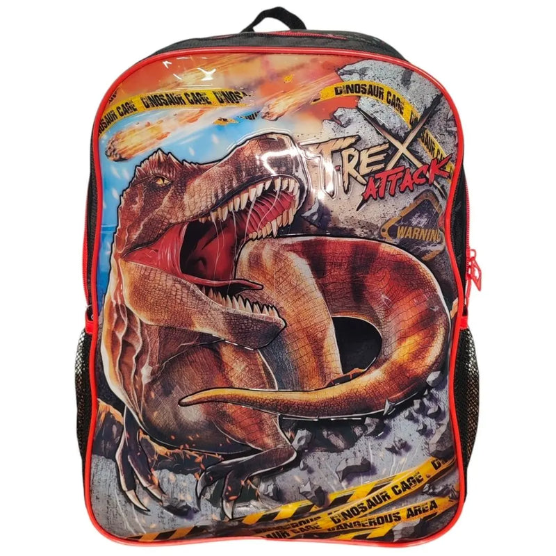 Mochila de Costas Infantil Menino T-Rex Escolar Dinossauro Criança Tiranossauro Rex - Clio Megalomania