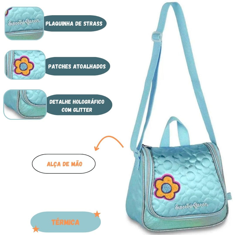 Lancheira Termica Sweet Quenn Escolar Bolsa Menina Juvenil Mala Passeio