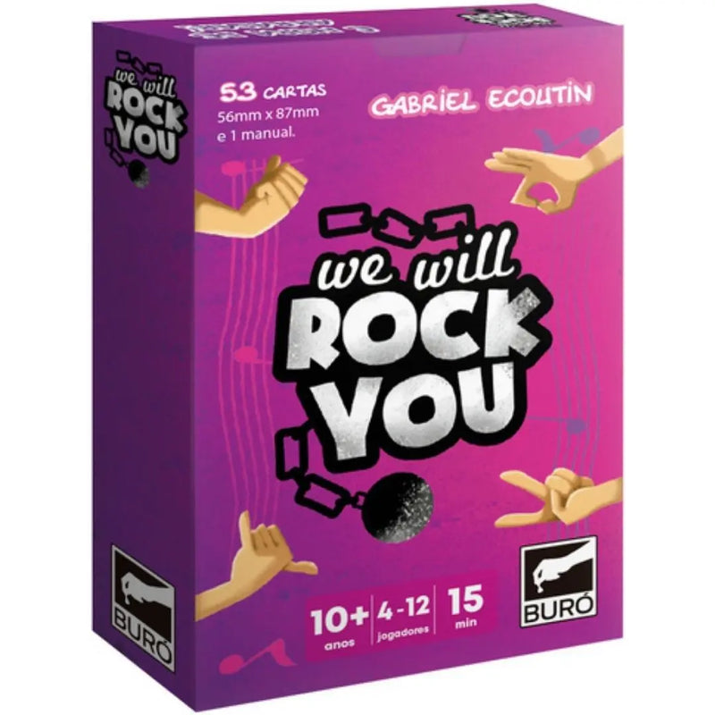 We Will Rock You - Jogos de Tabuleiro Board Games Buro Megalomania