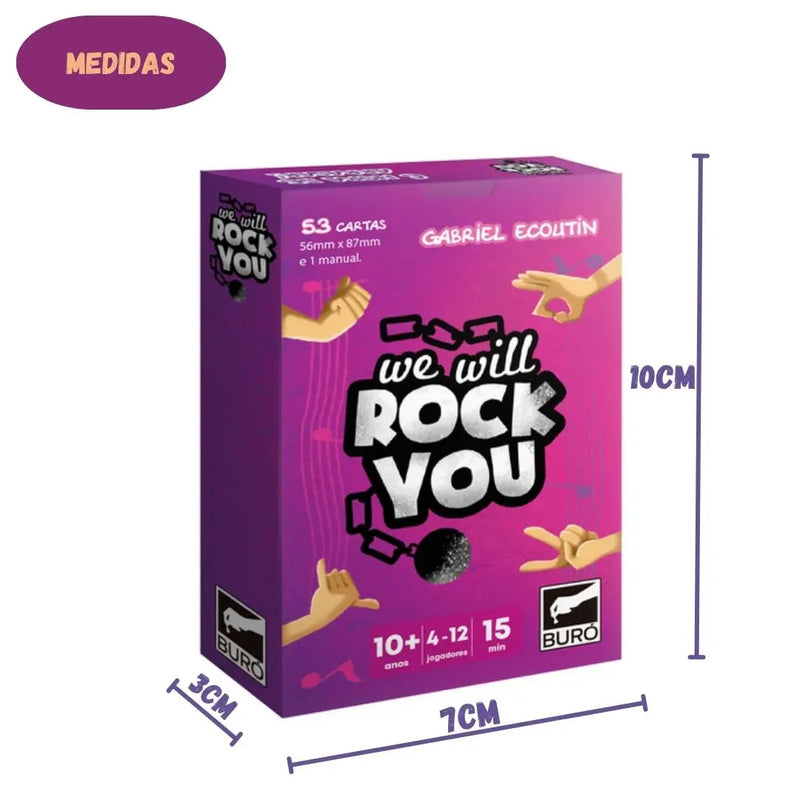 We Will Rock You - Jogos de Tabuleiro Board Games Buro Megalomania
