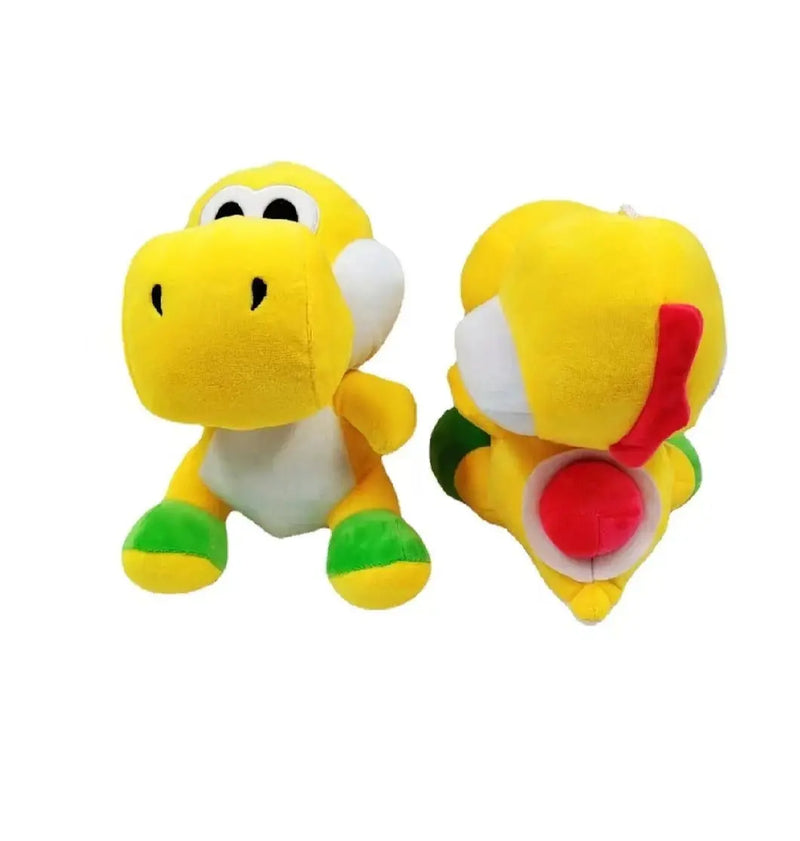 Brinquedo de Pelúcia Yoshi Figuras de Jogos de Game Super Mário Bros Decoração Criança Macio Travesseiro de Pelúcia 20cm - Megalonania
