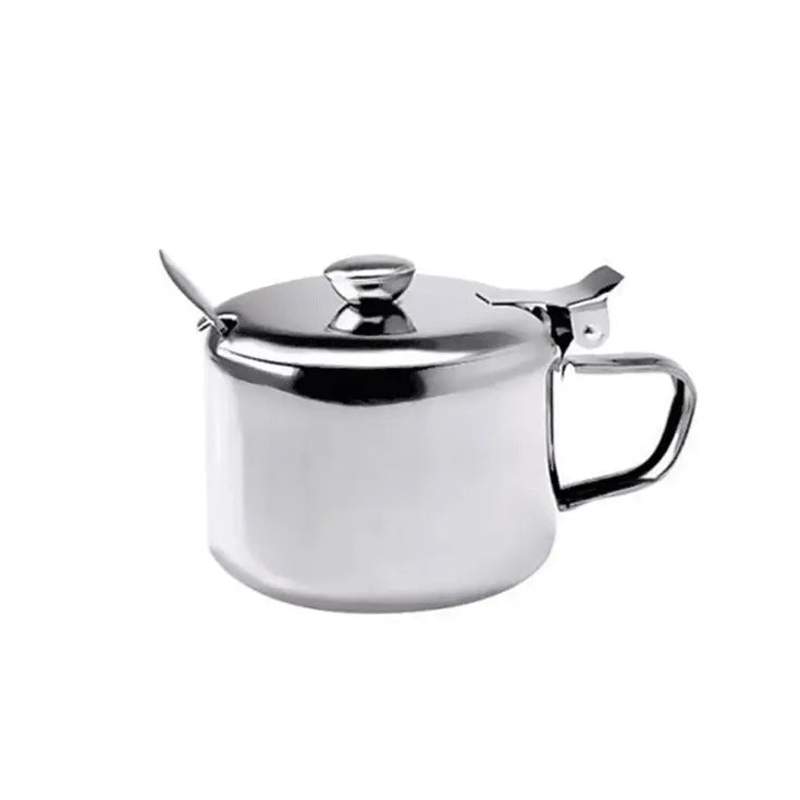 Açucareiro Inox Ke Home Com Colher Para Sua Cozinha 250ml - Megalomania