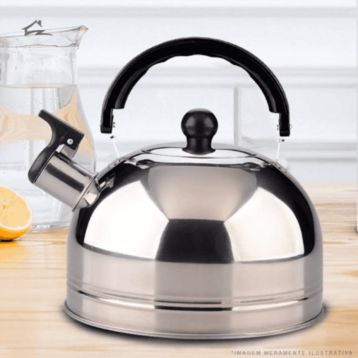 Chaleira de Inox Basca Chá Água Ke Home