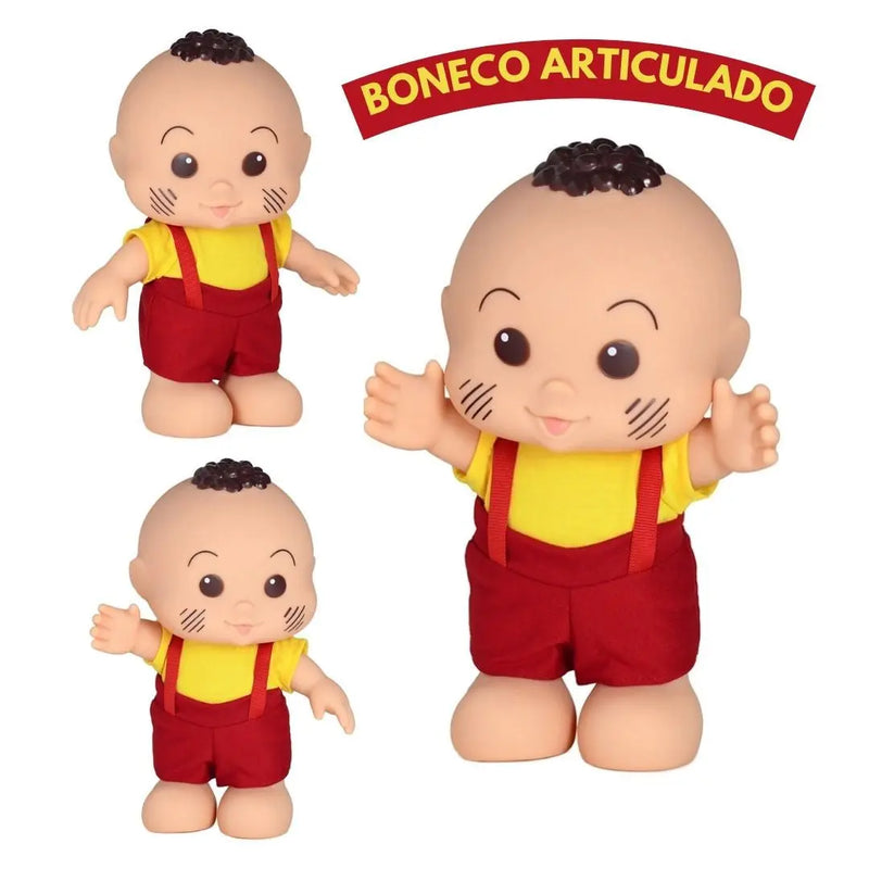 Boneco Cascão Iti Malia Turma da Mônica Infantil Criança Brinquedo Vinil Baby Blink Megalomania