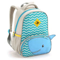 Mochila de Costas Infantil Sereia Tubarão Baleia e Pinguim Mala Bolsa Escolar Crianças Seanite Megalomania