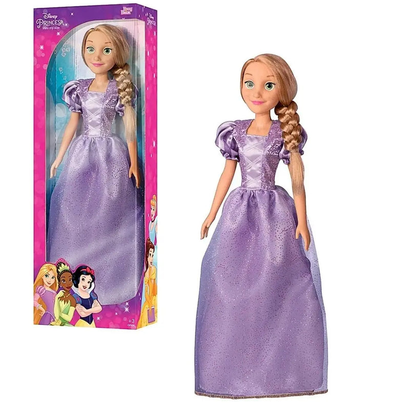Boneca Rapunzel Disney Brinquedo Infantil Criança Articulada Novabrink Megalomania