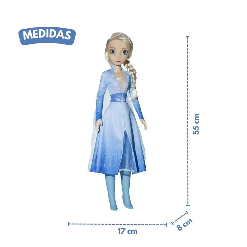 Boneca Elsa Mini My Size Brinquedo Frozen 2 Articulada Disney Grande Infantil Criança Novabrink Megalomania