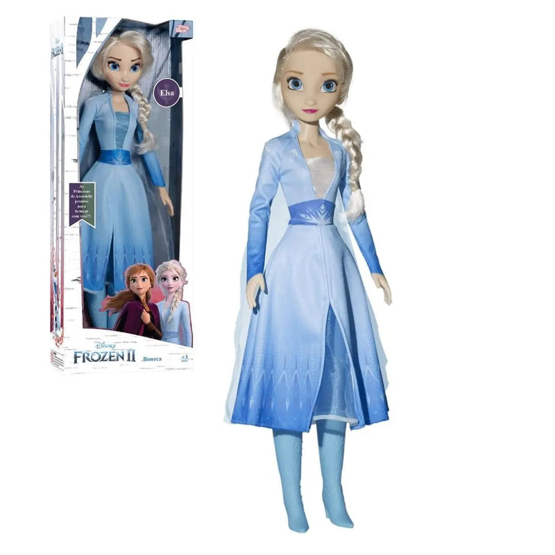 Boneca Elsa Mini My Size Brinquedo Frozen 2 Articulada Disney Grande Infantil Criança Novabrink Megalomania