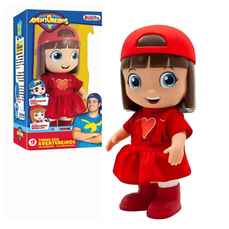 Boneca Aventureira Gi Neto Personagem Brinquedo Infantil Criança Novabrink Megalomania