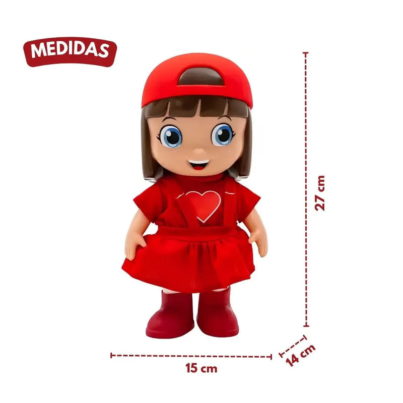 Boneca Aventureira Gi Neto Personagem Brinquedo Infantil Criança Novabrink Megalomania