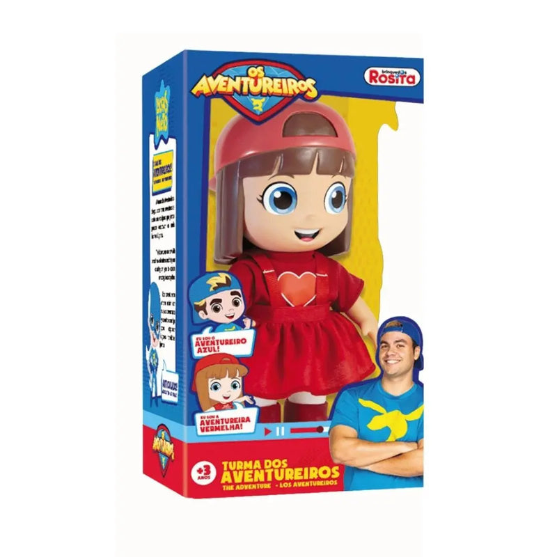 Boneca Aventureira Gi Neto Personagem Brinquedo Infantil Criança Novabrink Megalomania
