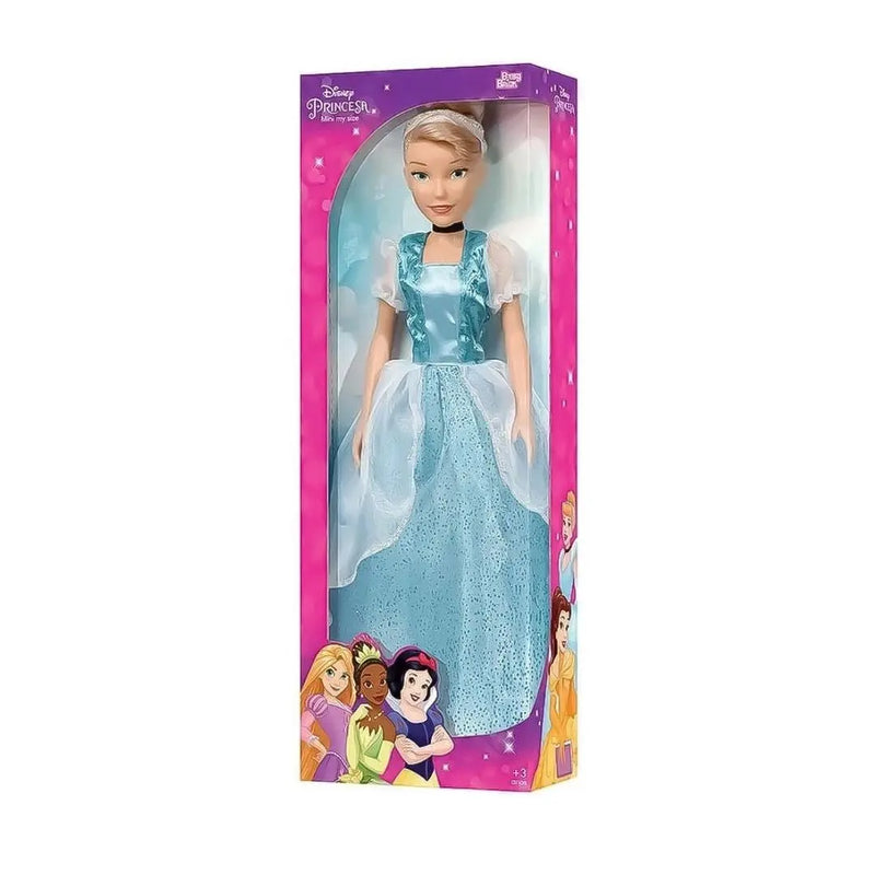 Boneca Princesa Cinderela Mine My Size 55cm Original Disney Novabrink Megalomania