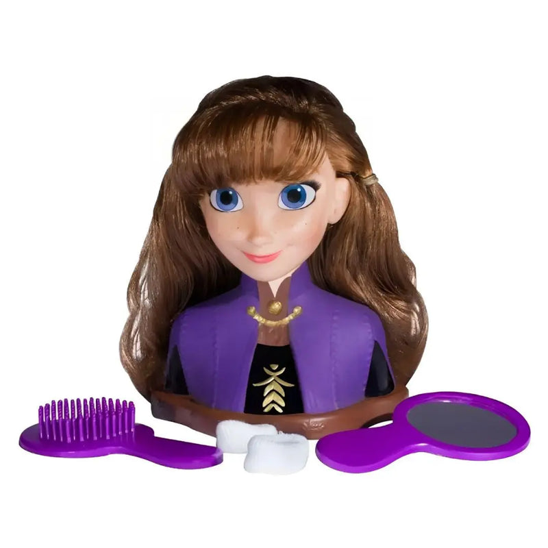 Boneca Styling Head Busto Anna Frozen 2 Infantil Princesa Disney Novablink Megalomania
