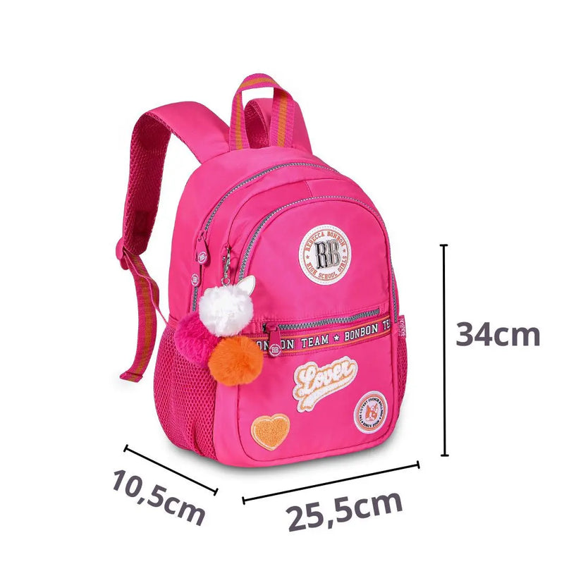 Mochila De Costas Mala Bolsa Mini Rebecca Bonbon Pequena Feminina Juvenil Meninas Clio Megalomania