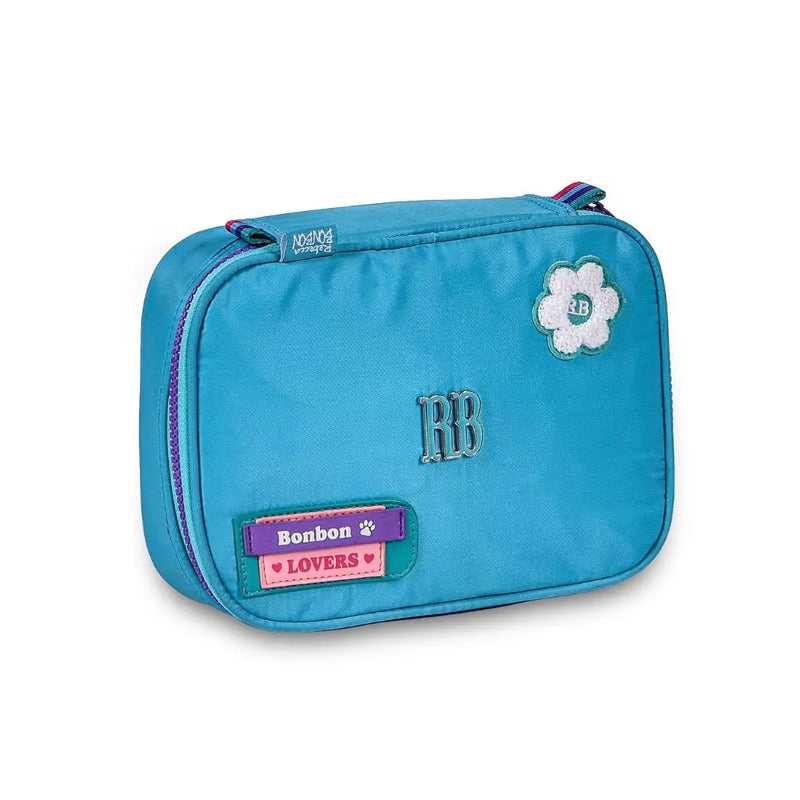Estojo Box Rebecca Bonbon Azul Rosa Preto Feminino Meninas Juvenil Fashion Clio Megalomania
