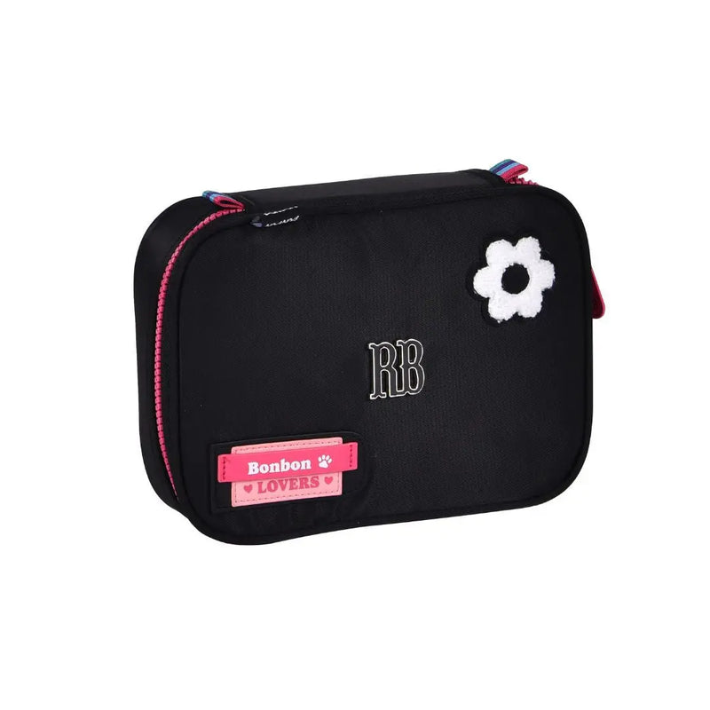 Estojo Box Rebecca Bonbon Azul Rosa Preto Feminino Meninas Juvenil Fashion Clio Megalomania