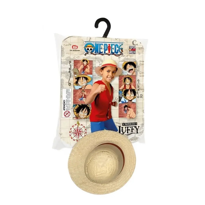 Fantasia Infantil Luffy One Piece Anime Chapéu Palha Pirata Nova Blink Megalomania