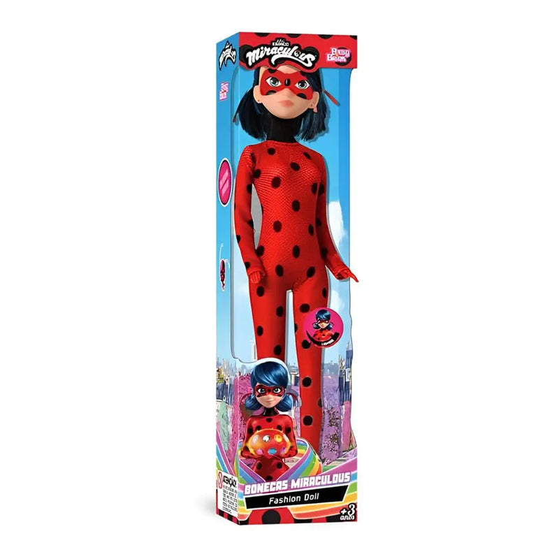 Boneca Ladybug Miraculous Fashion Doll Brinquedo Meninas Novablink Megalomania