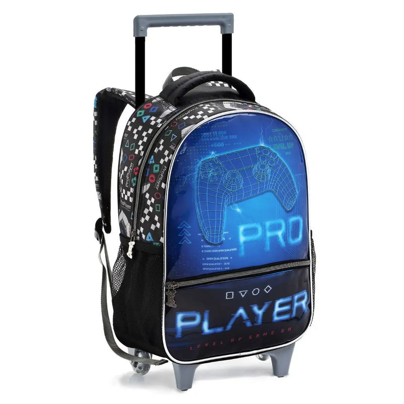 Mochila de Carrinho Infantil Video Game Console Mqala Bolsa Masculino Meninos Seanite Megalomania