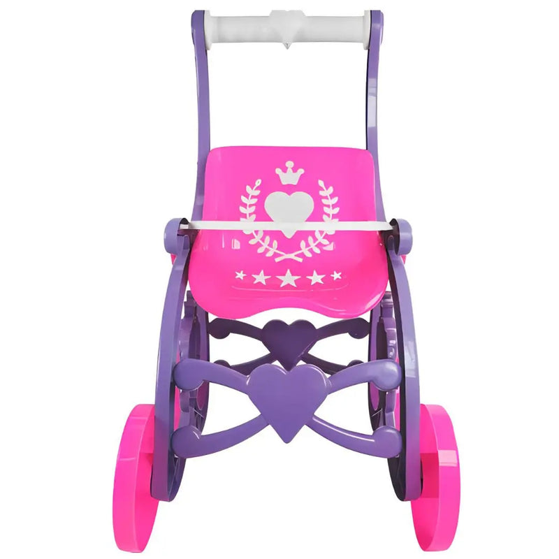 Carrinho Brinquedo Boneca Bebe Reborn Baby Car Princesas Florzinha Brinquemix Infantil Megalomania