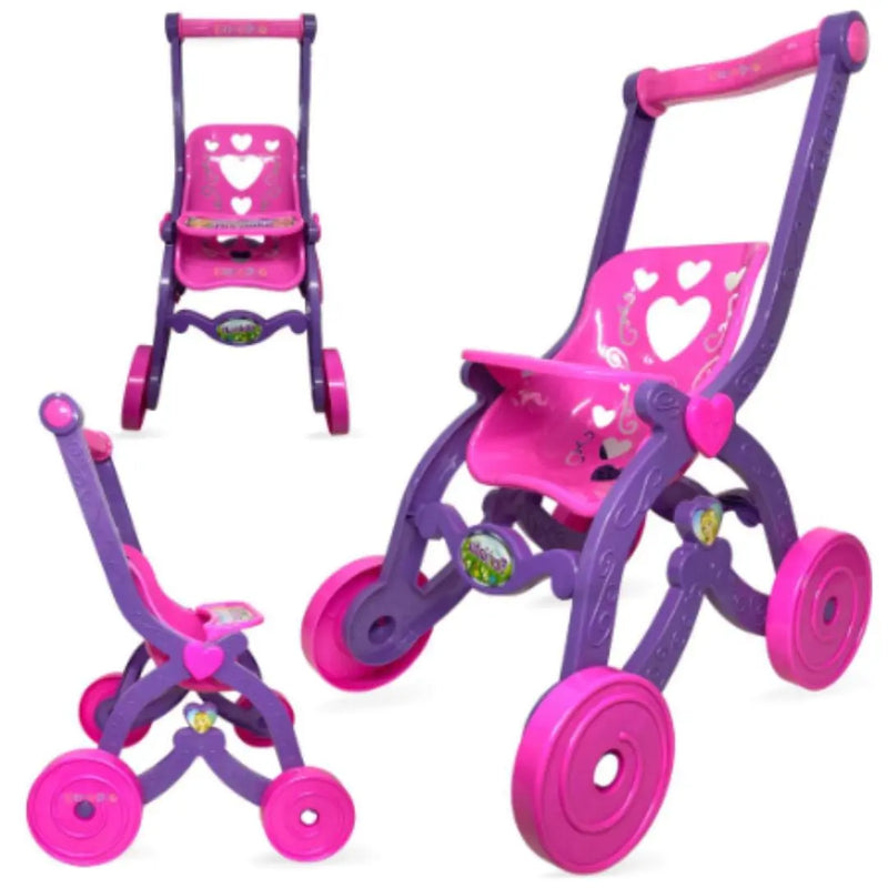 Carrinho Brinquedo Boneca Bebe Reborn Baby Car Princesas Florzinha Brinquemix Infantil Megalomania
