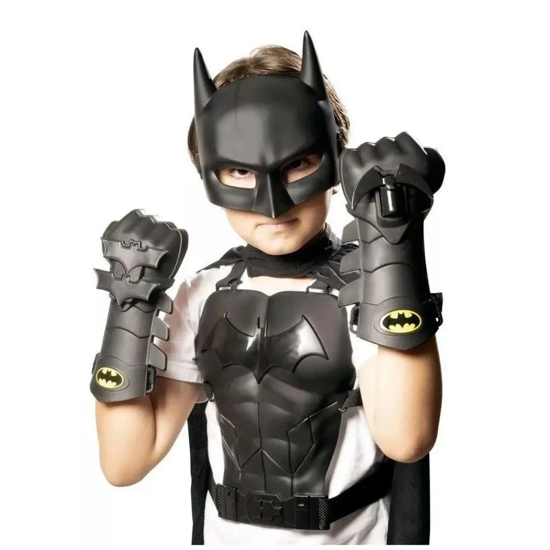 Conjunto Batman Fantasia DC Comics Super - Herói Infantil Criança Masculino Novabrink Megalomania