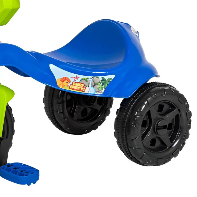 Brinquedo Carrinho de Passeio Triciclo Infantil Motoca Menino Dino Kendy Megalomania