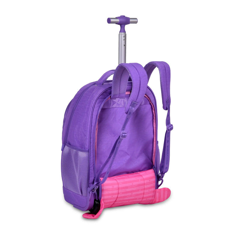 Mochila de Carrinho Mala Bolsa Preto Rosa Lilás Rebecca Bonbon Fashion Meninas Clio Megalomania