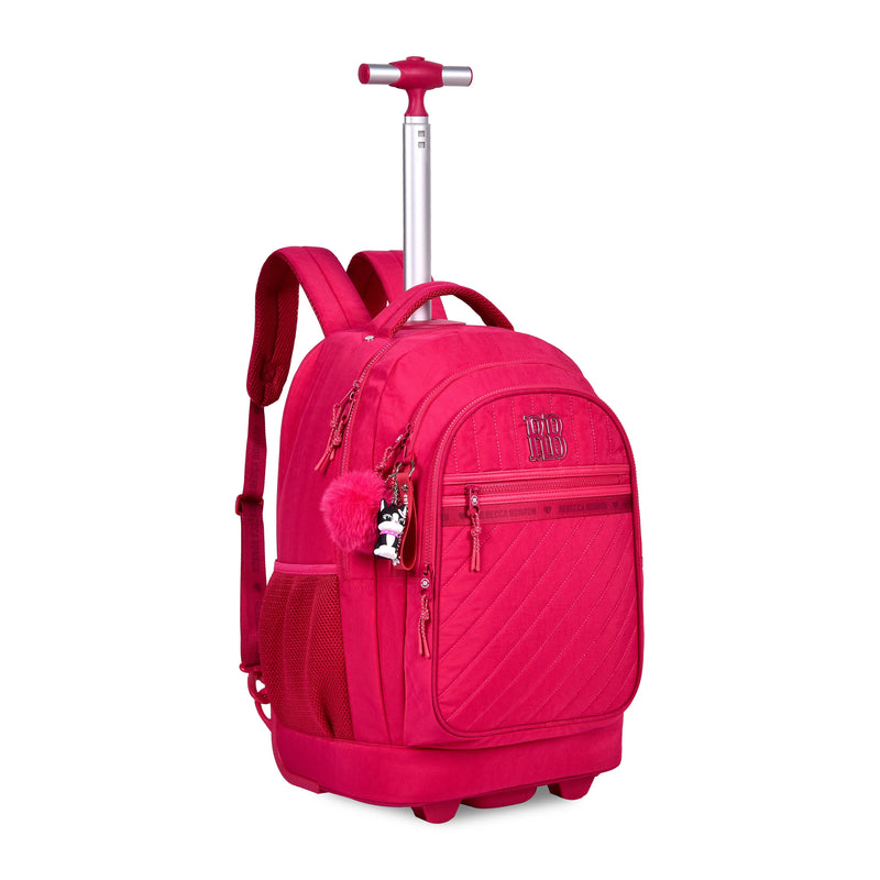 Mochila de Carrinho Mala Bolsa Preto Rosa Lilás Rebecca Bonbon Fashion Meninas Clio Megalomania