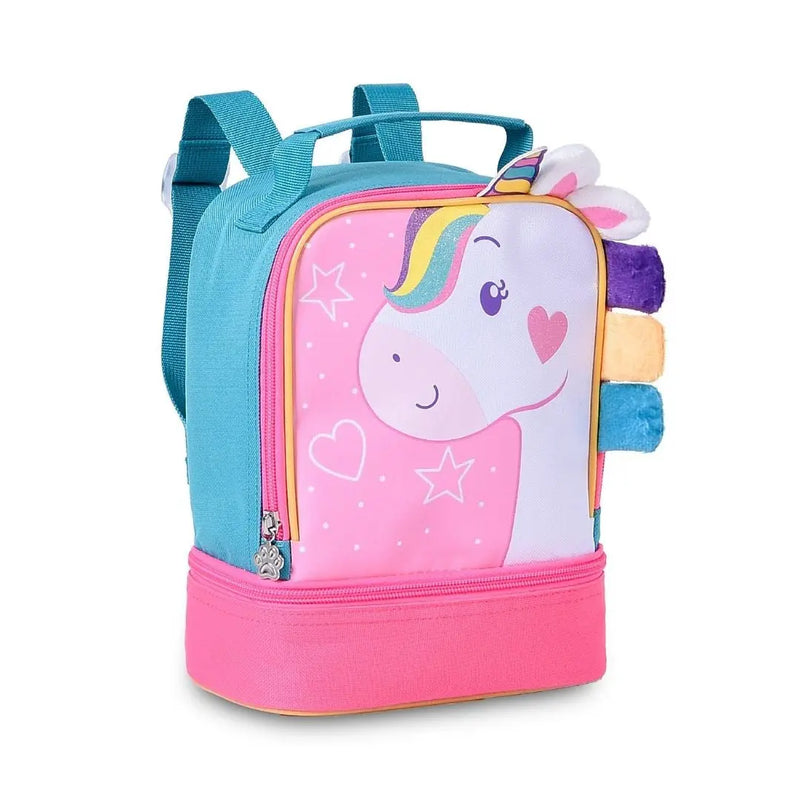 Lancheira de Costa Unicórnio I Unicórnio II Coloridos Fashion Meninas Infantil Clio Megalomania