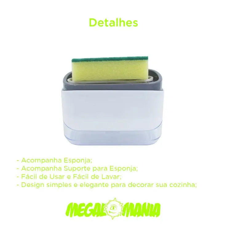 Dispenser para Detergente Louça Cozinha Utensilio Ke Home Megalomania