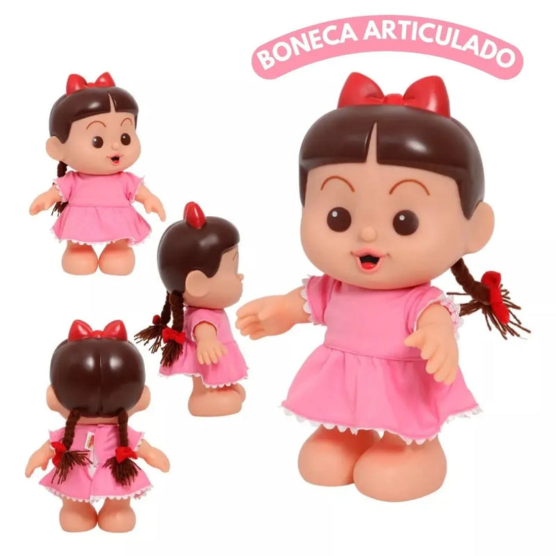Boneca Rosinha Iti Malia Turma Mônica Feminino Meninas infantil Baby Blink Megalomania